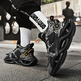 [Shock-Absorbing Blade Sneakers] Breathable Shock-Absorbing Blade Sneakers - Men's Trendy Jogging Tennis Gym Shoes for Spring and Summer