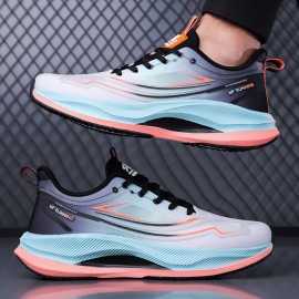 Men's Fashion Athletic Sneakers, Breathable Shock-Absorbing Training Shoes, Lightweight Comfortable Running Footwear for Gym, Jogging, Work, and Daily Wear.