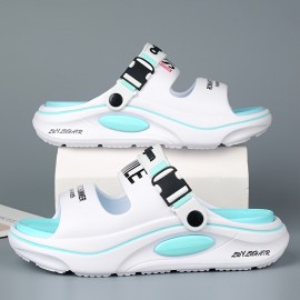 Women's Slip- Cushioned Sandals - All-Season Black & Orange Slip-On/ Closure Slippers with Arch, Breathable Open-Toe Beach Shoes for Home, Outdoor, and Light Sports - Lightweight & Durable Casual Sneakers-like Slides (Black/Orange/White) - Fashionable & Versatile for Casual Attire, Korean & Japanese Style, Anti-Smell & Anti-Slip Design, Ideal for Women, Slippers For Women, Womens Shoes, Shoes For Women